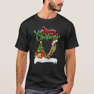 Trumpet Music  Xmas Decorations Santa Trumpet Chri T-Shirt