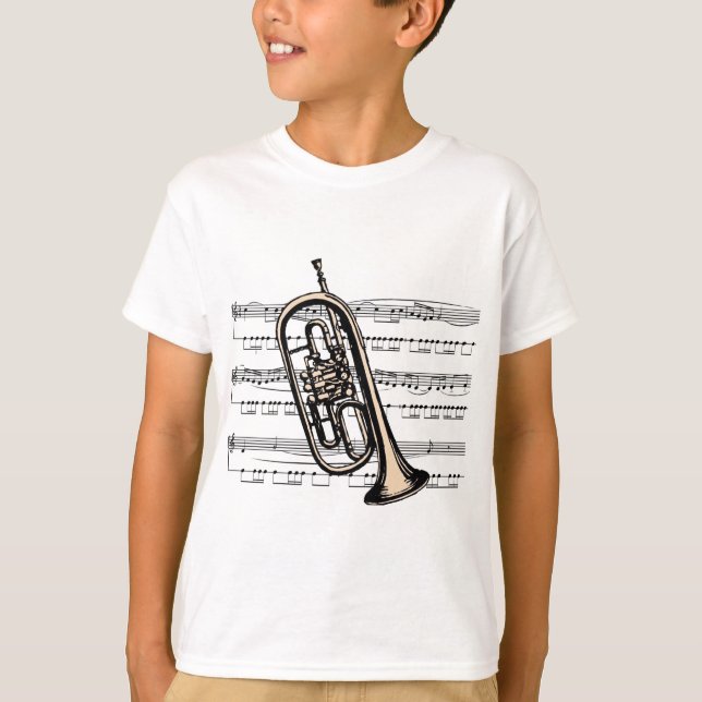 Trumpet musical 12 B T-Shirt (Front)