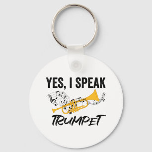 Trumpet Musical Instrument   Trumpet Band Gift Key Ring