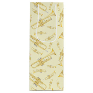 Trumpet Musician Band Teacher Wine Gift Bag