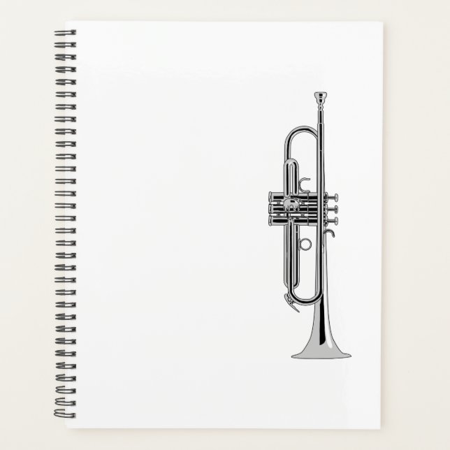 Trumpet Musician Planner (Front)