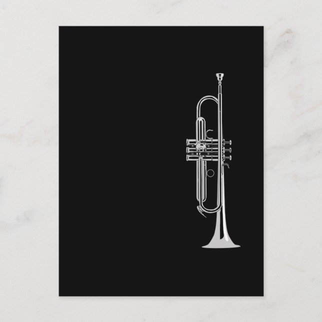 Trumpet Musician Postcard (Front)