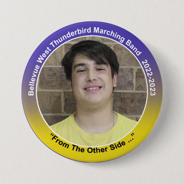 Trumpet Nathan 12 7.5 Cm Round Badge (Front)