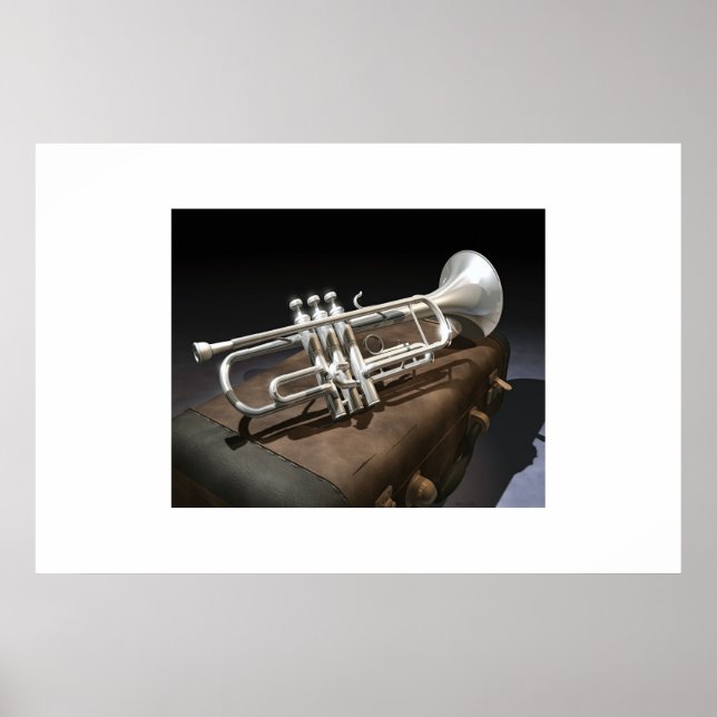 Trumpet on Case Poster (Front)