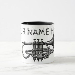 Trumpet Personalize Mug