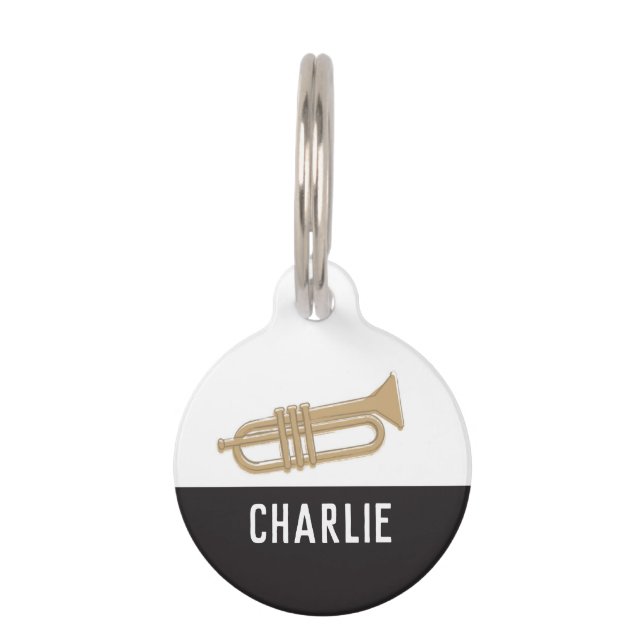 TRUMPET PET TAG (Front)