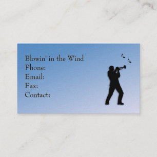 Trumpet Player Business Card