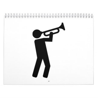 Trumpet player calendar