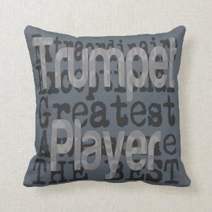 Trumpet Player Extraordinaire Cushion