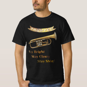 Trumpet Player Funny Humour Musical Instrument T-Shirt