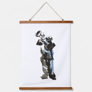 Trumpet Player Hanging Tapestry