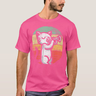 Trumpet Player I Cat Plays Trumpet T-Shirt