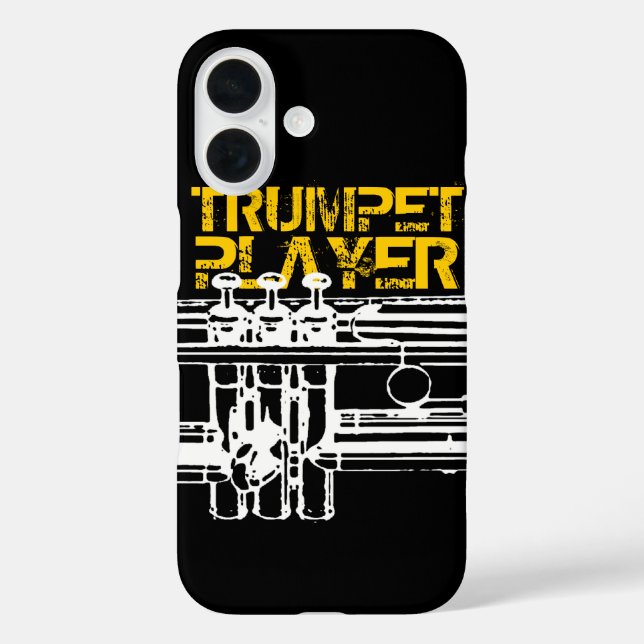 Trumpet Player iPhone case (Back)