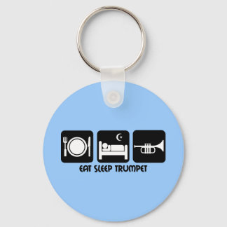 trumpet player key ring