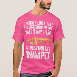 Trumpet Player Marching Band Men Women Funny Trump T-Shirt
