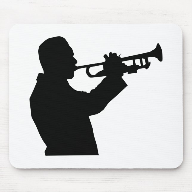 Trumpet Player Mouse Mat (Front)