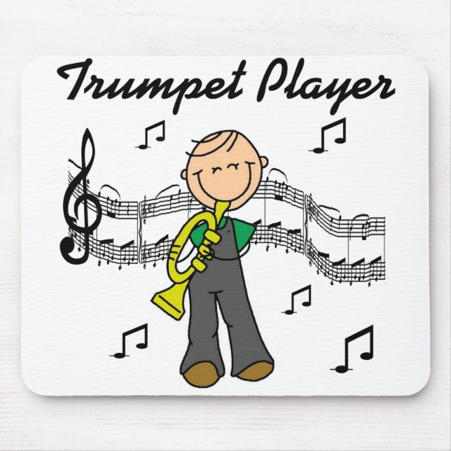 Trumpet Player Mousepad (Front)