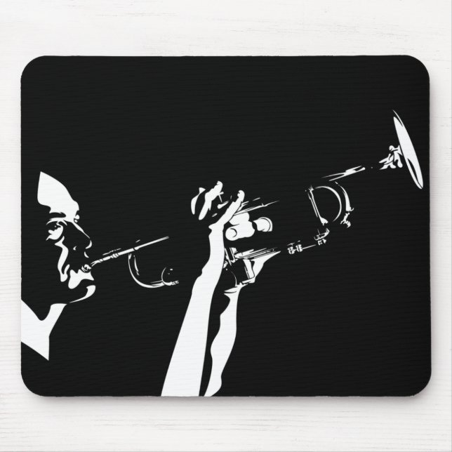 Trumpet Player Mousepad (Front)