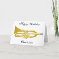 Trumpet Player Personalised Birthday