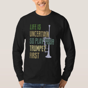 Trumpet Player Retro Style T-Shirt
