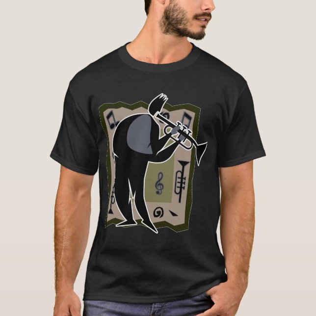 Trumpet Player T-Shirt (Front)