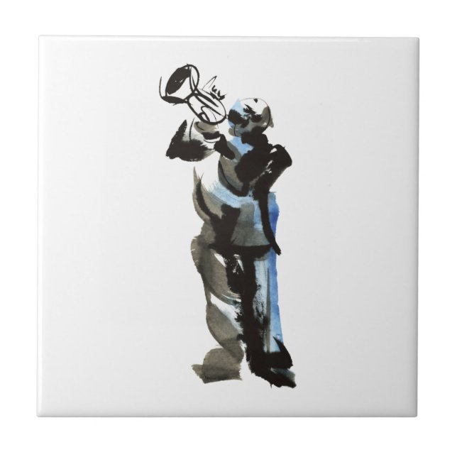 Trumpet Player Tile (Front)