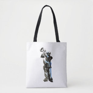 Trumpet Player Tote Bag
