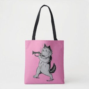 Trumpet Player (Trumpeter) Cat, Louis Wain Tote Bag
