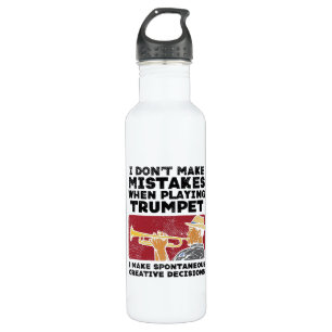 Trumpet - Playing A Trumpet 710 Ml Water Bottle