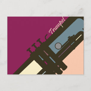 Trumpet Postcard