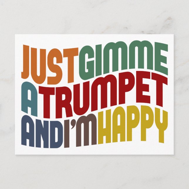 Trumpet Postcard (Front)