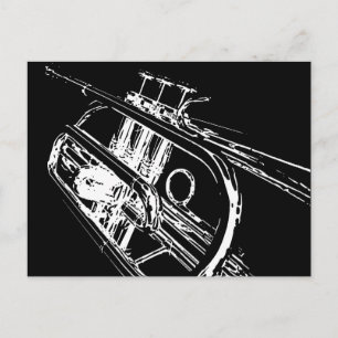 Trumpet Postcard