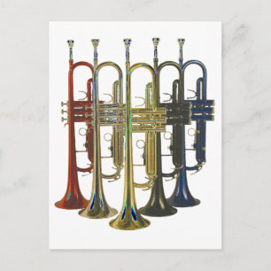 Trumpet Postcard