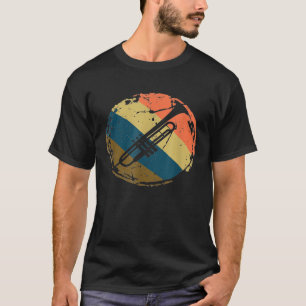 Trumpet - Retro Best Trumpet Player Marching Band T-Shirt
