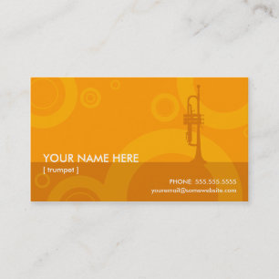 trumpet rings business card