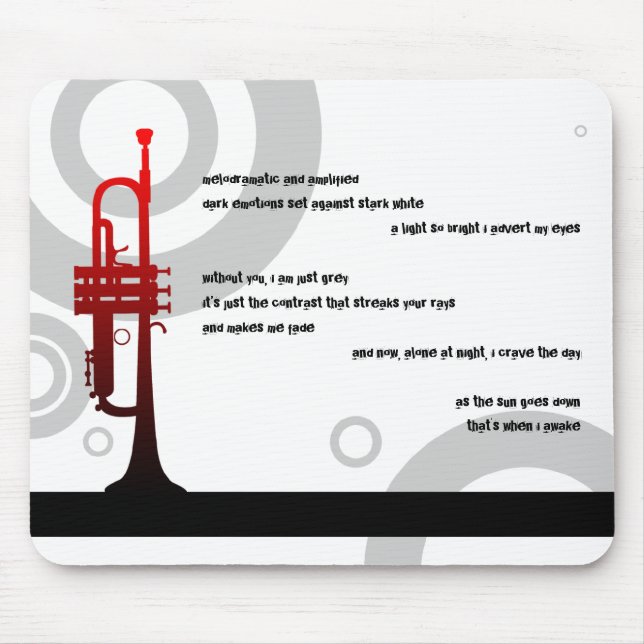 trumpet rings : cave dweller mouse mat (Front)