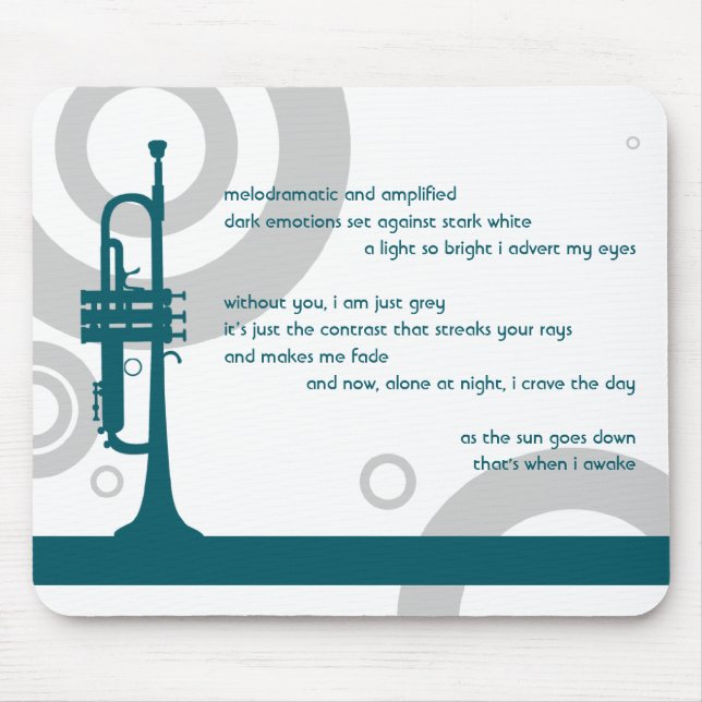 trumpet rings : cave dweller mouse mat (Front)