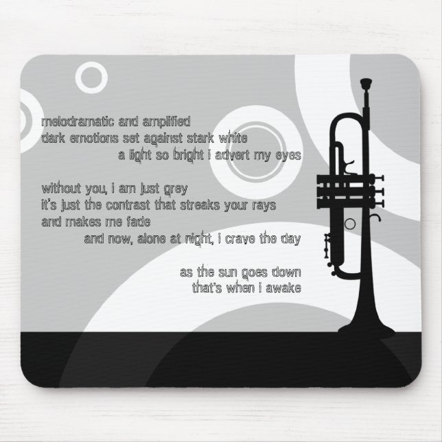 trumpet rings : cave dweller mouse mat (Front)
