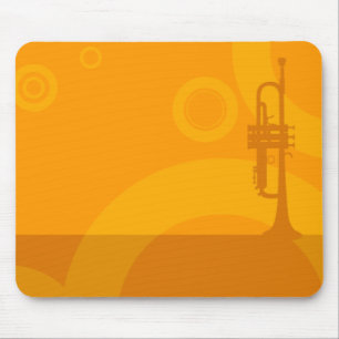 trumpet rings mouse mat
