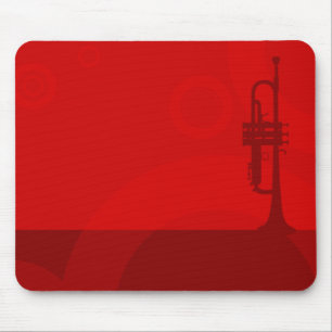 trumpet rings mouse mat