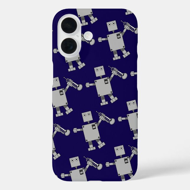 Trumpet Robot Case-Mate iPhone Case (Back)
