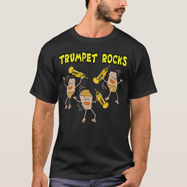 Trumpet Rocks T-Shirt (Front)