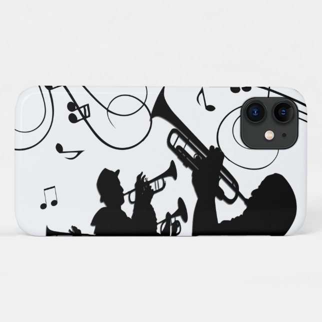 Trumpet Section Jazz Music Case-Mate iPhone Case (Back (Horizontal))