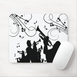 Trumpet Section Jazz Music Mouse Mat