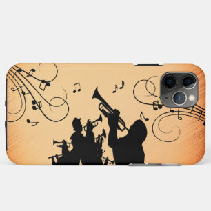 Trumpet Section Jazz Music Orange  iPhone 11 Pro Max Case