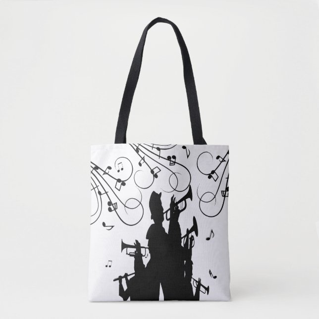 Trumpet Section Jazz Music  Tote Bag (Front)