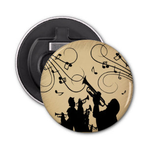 Trumpet Section Rustic Music Bottle Opener