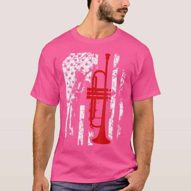 Trumpet Shirt - Trumpet Flag Shirt (Front)