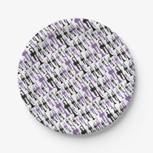 Trumpet Themed Paper Plate