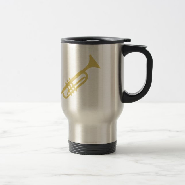 Trumpet Travel Mug (Right)